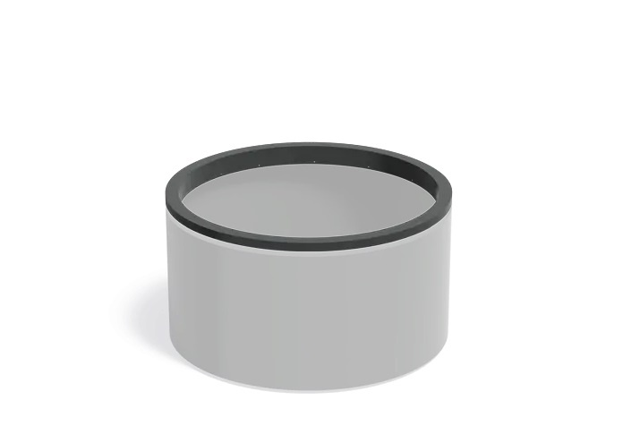 Aluminium rand CIRCUM in-lite ready 120x9cm. afbeelding