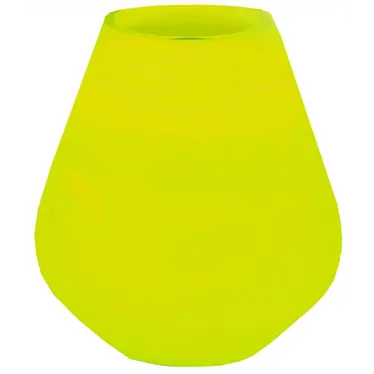 Neon vaas Tasman yellow Ø18 x H20 cm