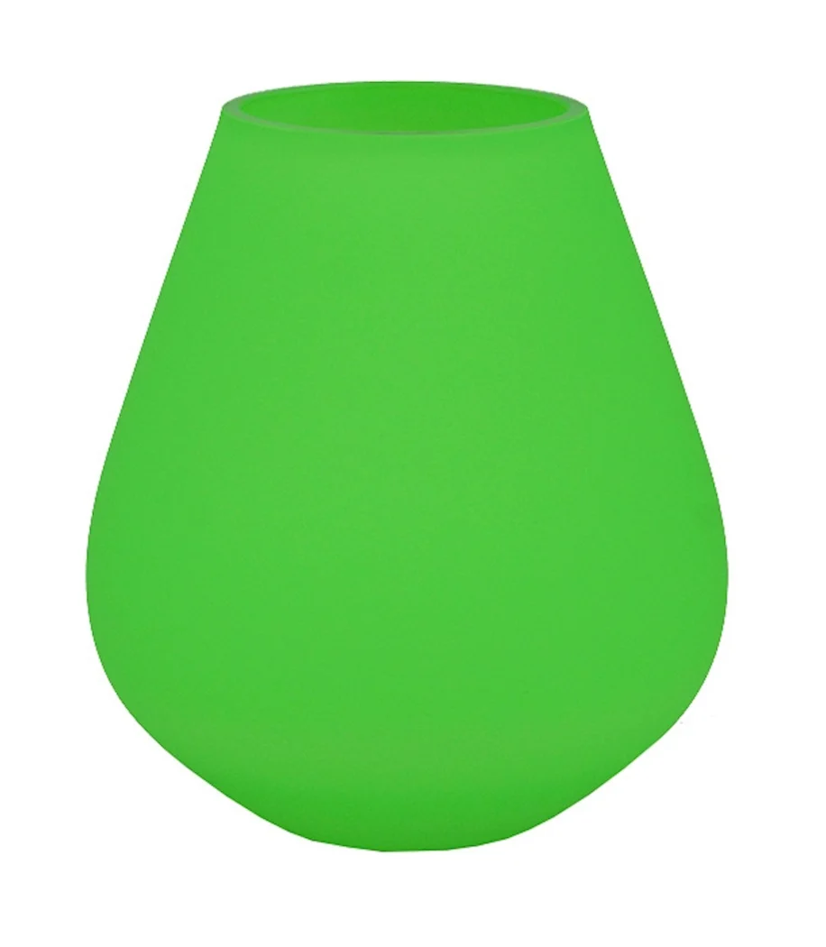Neon vaas Tasman green Ø18 x H20 cm. op=op afbeelding