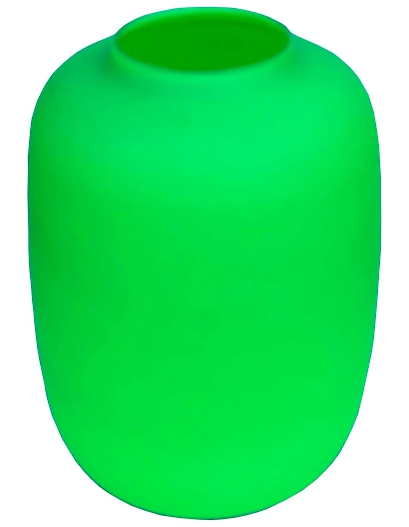 Neon vaas Artic M green Ø25 x H35 cm. op=op afbeelding