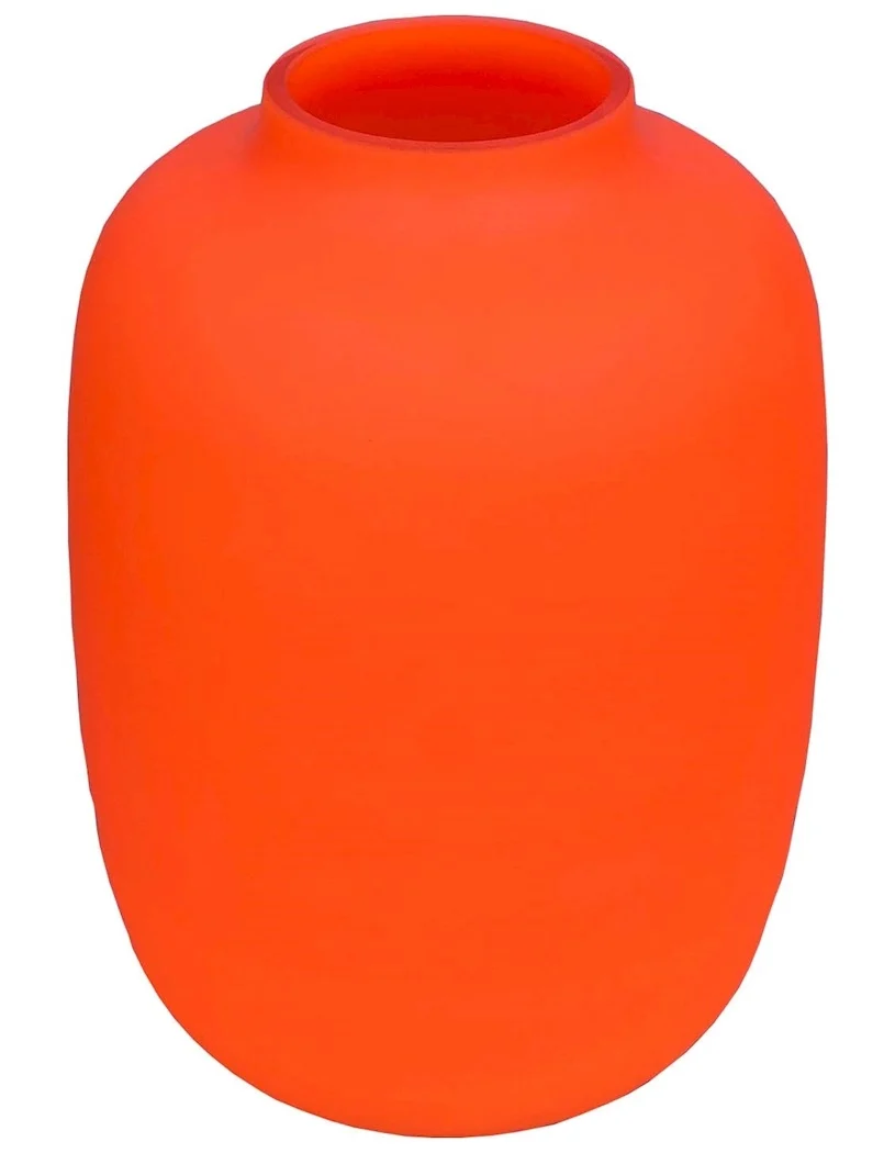 Neon vaas Artic M orange Ø25 x H35 cm. op=op afbeelding