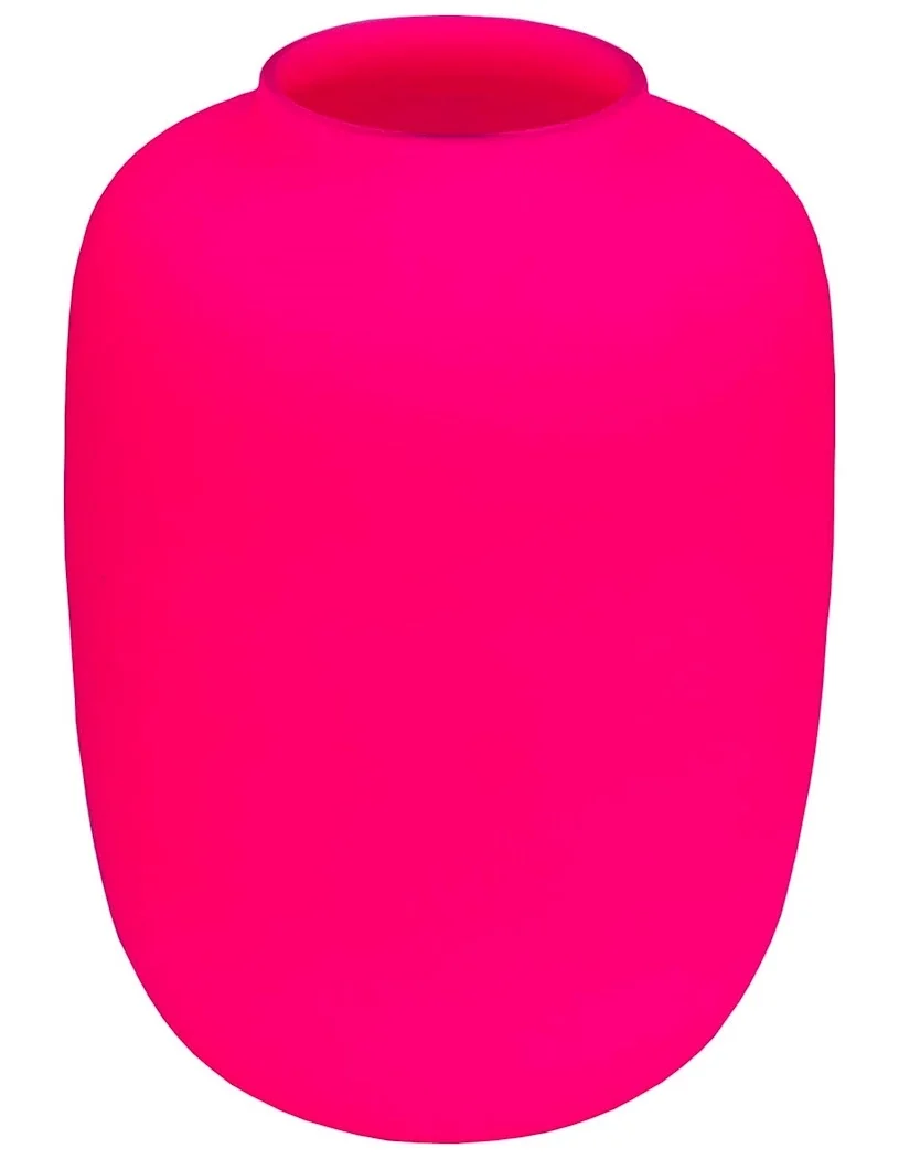 Neon vaas Artic M pink Ø25 x H35 cm. op=op afbeelding