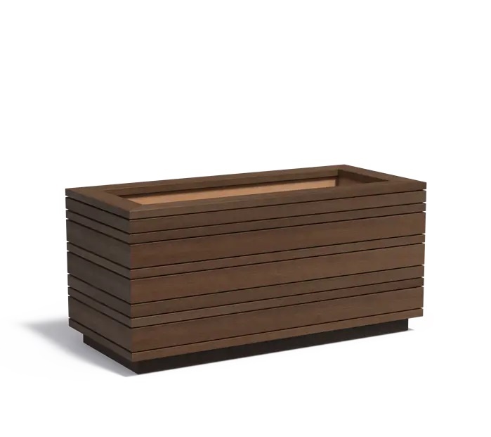 Bamboe plantenbak BANDU 180x80x85cm. afbeelding