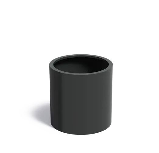 Aluminium plantenbak CIRCUM zonder bodem 80x80cm. afbeelding