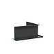 Keerwand aluminium binnenhoek 100x100x50cm.