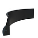 Keerwand aluminium binnenbocht 200x200x60cm.
