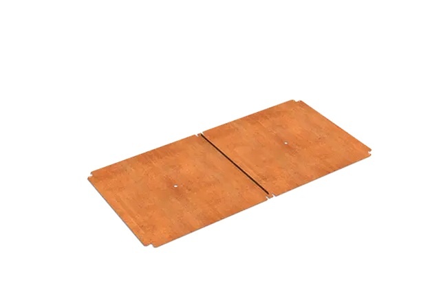 Cortenstaal bodemplaat CARREZ Connect 200x100cm. afbeelding