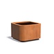 Cortenstaal plantenbak ROHIN 120x120x60cm.