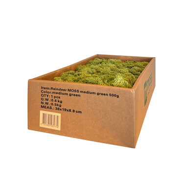 MOSS concepts Rendiermos mediumgroen 500 gram