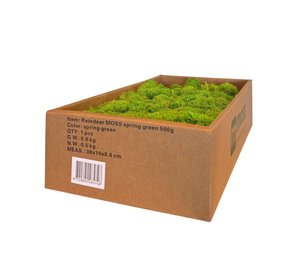 MOSS concepts Rendiermos Springgroen 500 gram afbeelding 1