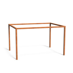 Cortenstaal pergola 420x320cm.