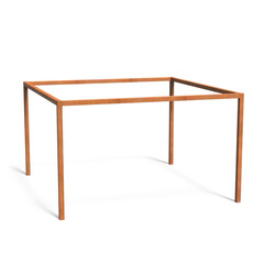 Cortenstaal pergola 420x420cm.