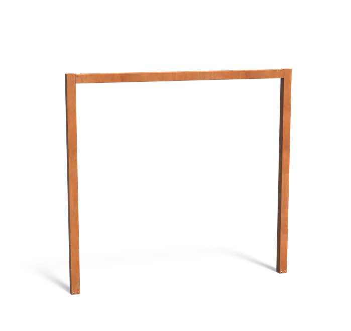 Image of Cortenstaal pergola U vorm 270x10cm