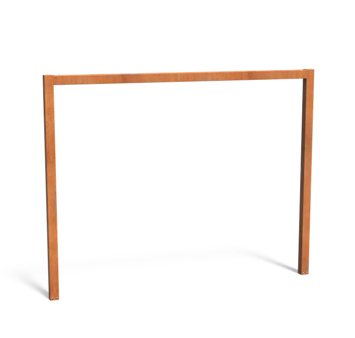 Image of Cortenstaal pergola U vorm 320x10cm