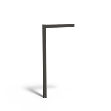 Gecoat stalen pergola L vorm 110x10cm