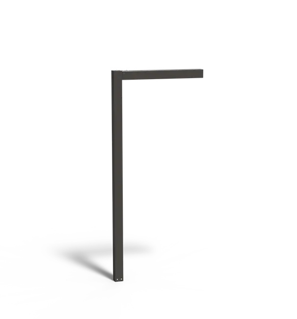 Gecoat stalen pergola L vorm 110x10cm
