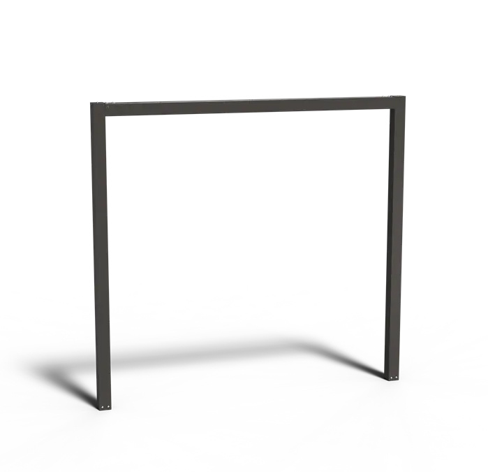 Gecoat stalen pergola U vorm 270x10cm.