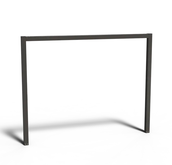 Gecoat stalen pergola U vorm 320x10cm.