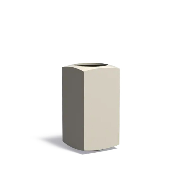Aluminium plantenbak NOOA 50x50x100cm.