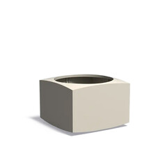 Aluminium plantenbak NOOA 80x80x60cm.