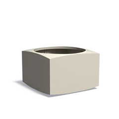 Aluminium plantenbak NOOA 120x120x80cm.