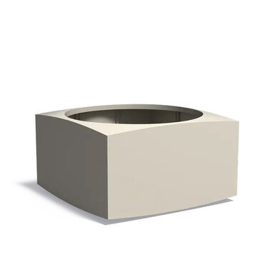 Aluminium plantenbak NOOA 140x140x80cm.