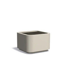 Aluminium plantenbak ROHIN 120x120x80cm.