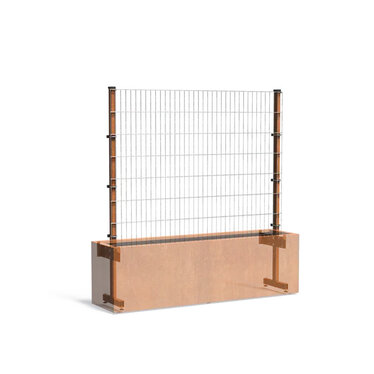Cortenstaal TRELLIS 200x50x200cm.