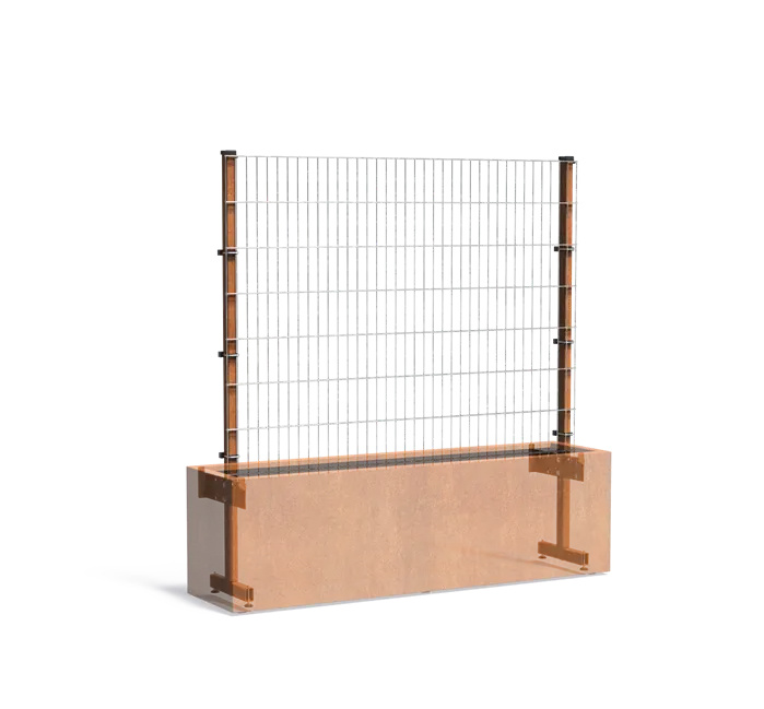 Cortenstaal TRELLIS 200x50x200cm.
