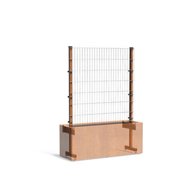 Cortenstaal TRELLIS 150x50x200cm.