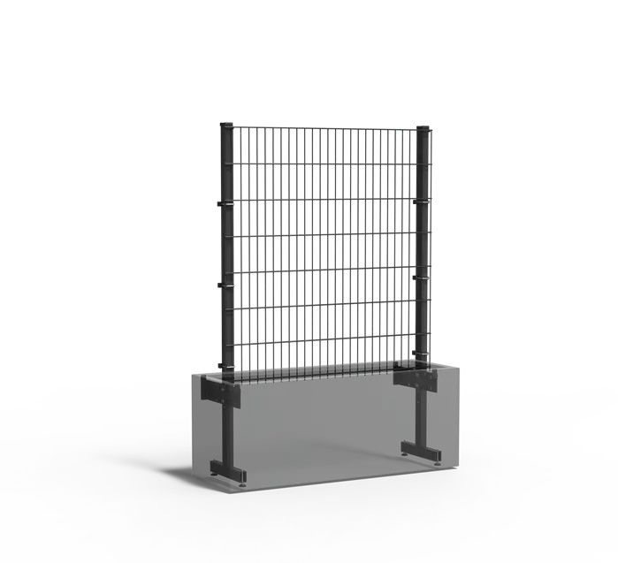 Gecoat staal TRELLIS 150x50x200cm.