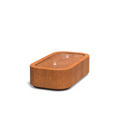 Watertafel Premium cortenstaal 150x80x40cm.