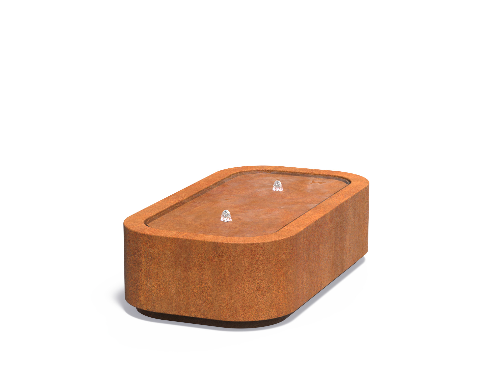Image of Watertafel Premium cortenstaal 150x80x40cm.