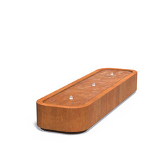 Watertafel Premium cortenstaal 300x80x40cm.
