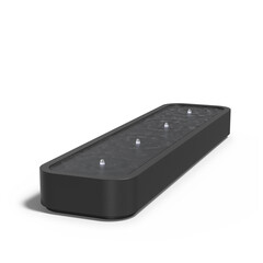 Watertafel Premium aluminium 400x100x40cm.