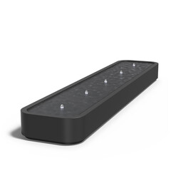 Watertafel Premium aluminium 500x100x40cm.