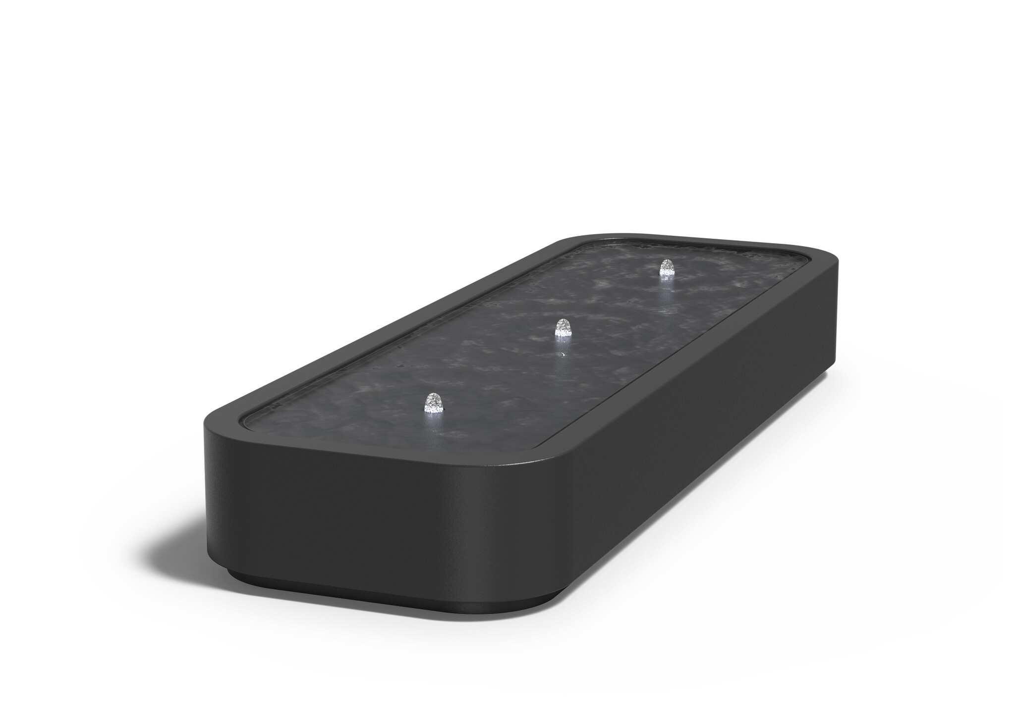 Watertafel Premium aluminium 300x100x40cm.