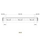 Tansun Sorrento Triple 4500W terrasverwarmer 2e kans