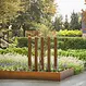Cortenstaal tuinpaal varibo 100x10x150cm set van 5