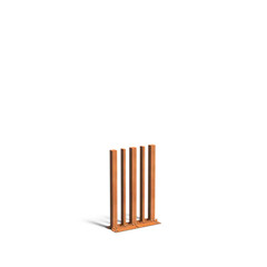 Cortenstaal tuinpaal varibo 100x10x150cm set van 5