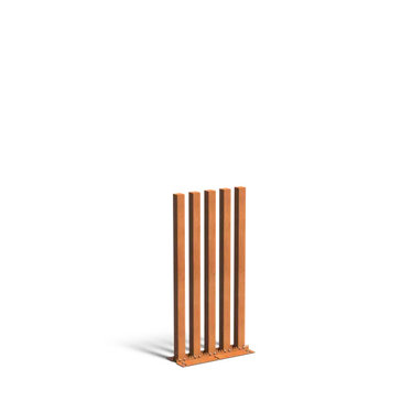 Cortenstaal tuinpaal regular 100x10x200cm set van 5 .