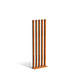 Cortenstaal tuinpaal regular 100x10x300cm set van 5 .