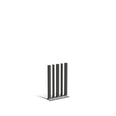 Gecoat staal tuinpaal varibo 100x10x150cm set van 5 .