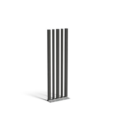 Gecoat staal tuinpaal varibo 100x10x300cm set van 5 .