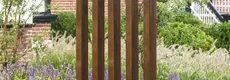 Cortenstaal tuinpalen