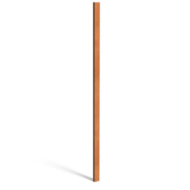 Cortenstaal tuinpaal smal 10x5x300cm