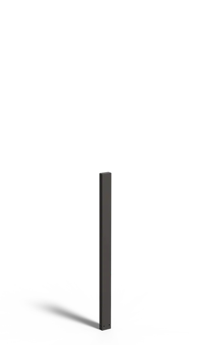 Gecoat staal tuinpaal smal 10x5x150cm