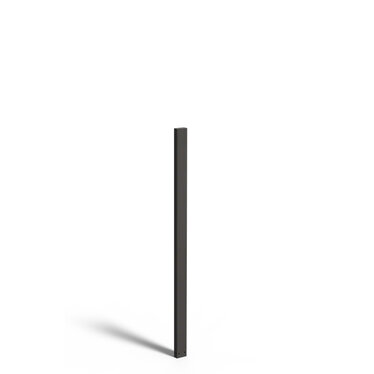 Gecoat staal tuinpaal smal 10x5x200cm.