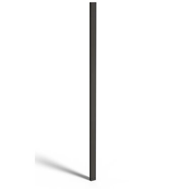 Gecoat staal tuinpaal smal 10x5x300cm.