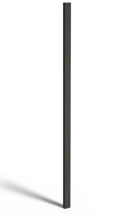 Gecoat staal tuinpaal smal 10x5x300cm.